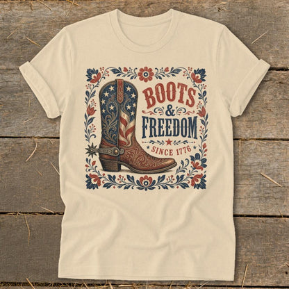 Boots & Freedom Softstyle Tee