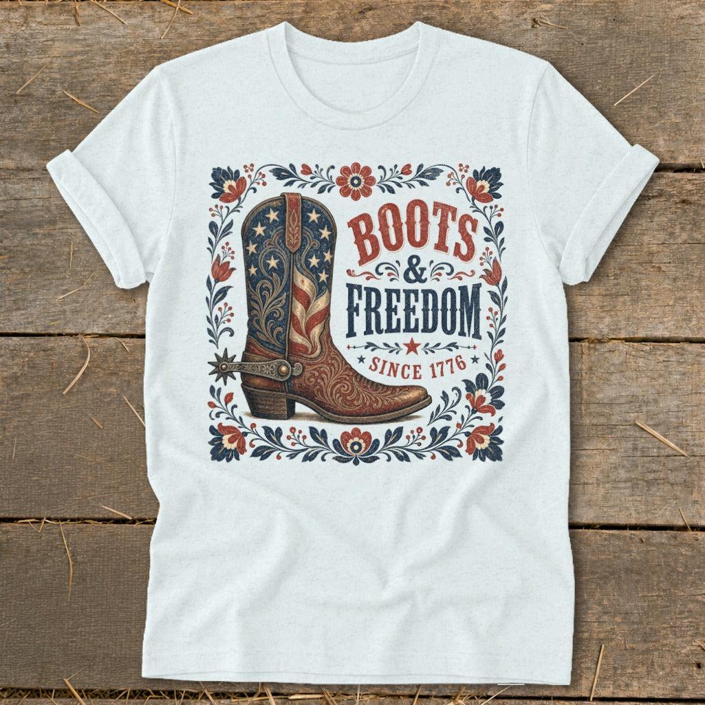Boots & Freedom Softstyle Tee