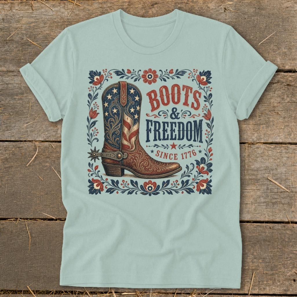 Boots & Freedom Softstyle Tee