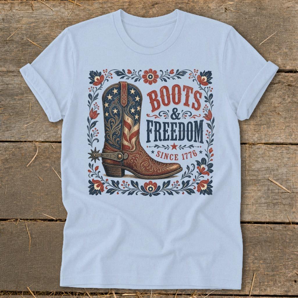 Boots & Freedom Softstyle Tee