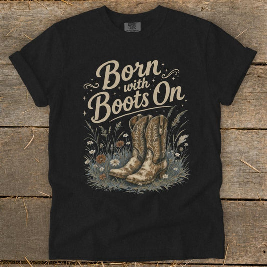 Born with Boots On Signature Tee