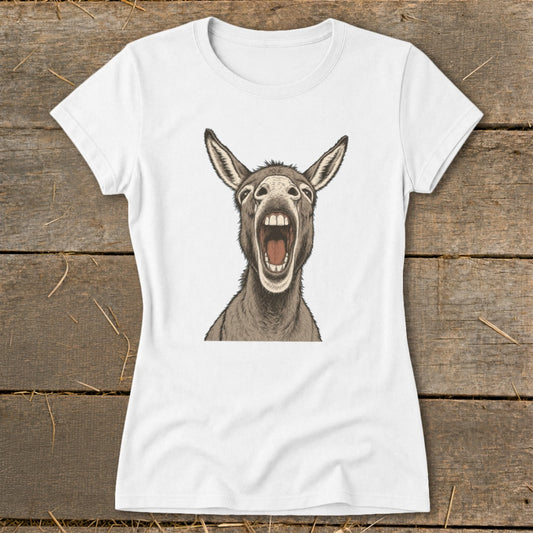 Braying Donkey Ladies Tee