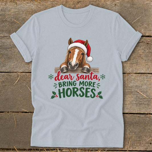 Bring More Horses Softstyle Tee - Light Blue