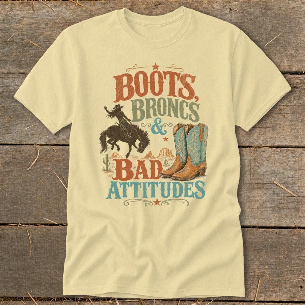 Broncs & Bad Attitudes Classic Tee