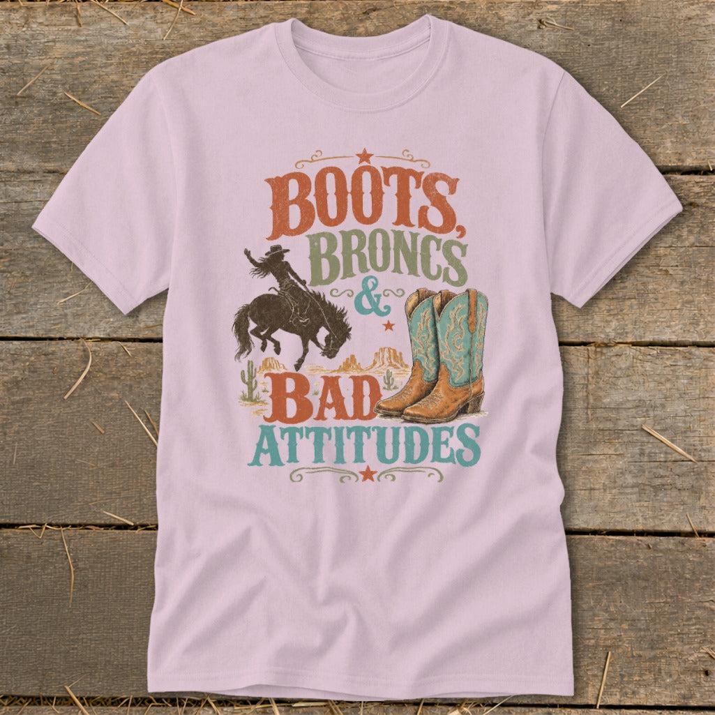 Broncs & Bad Attitudes Classic Tee