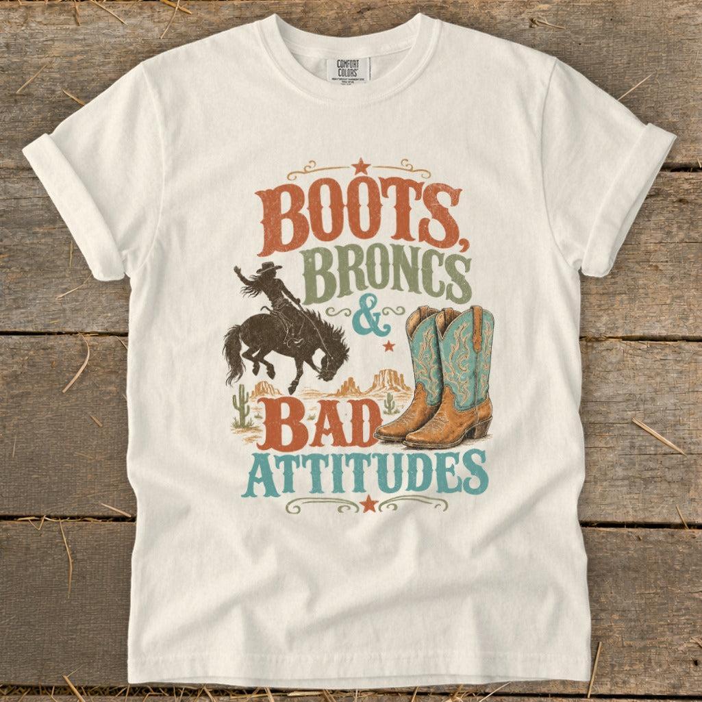 Broncs & Bad Attitudes Signature Tee