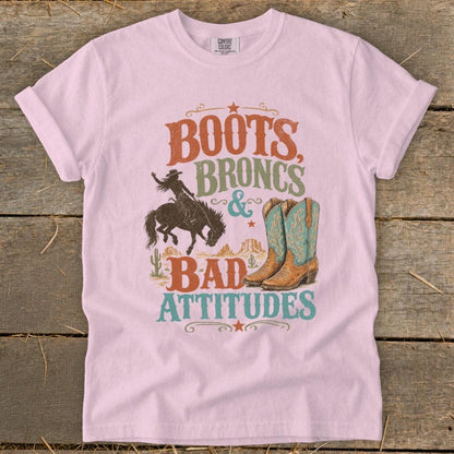 Broncs & Bad Attitudes Signature Tee
