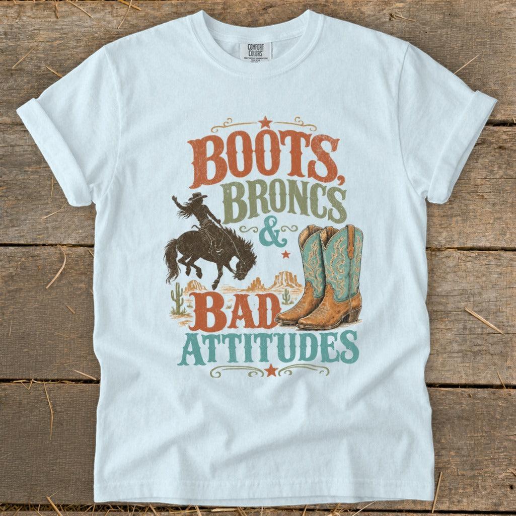 Broncs & Bad Attitudes Signature Tee