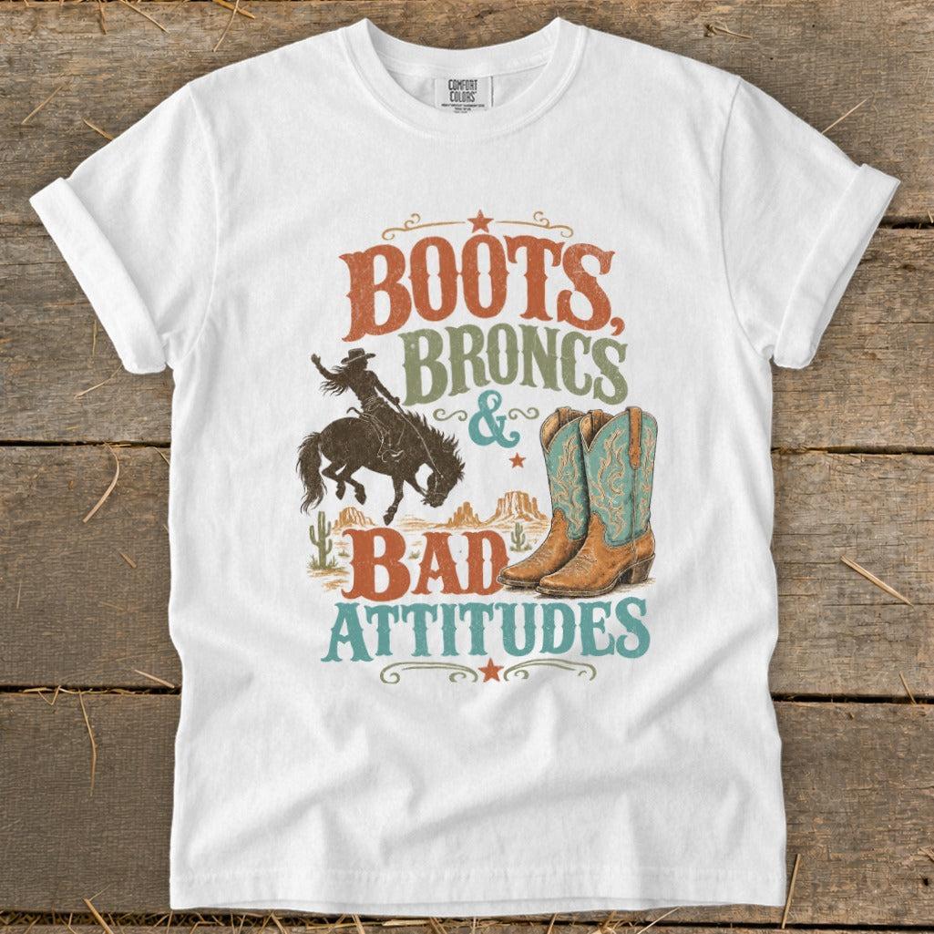 Broncs & Bad Attitudes Signature Tee