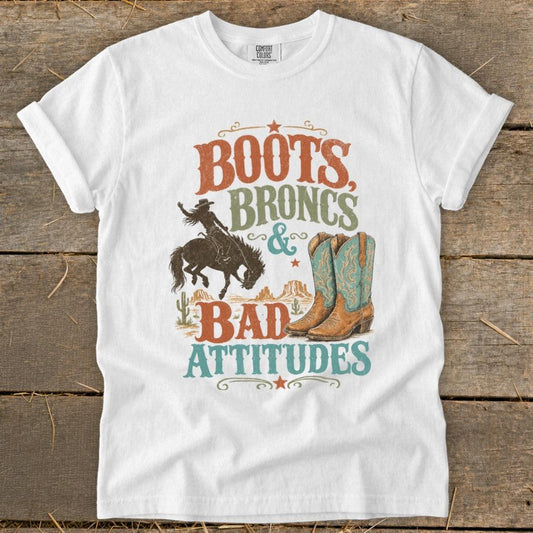 Broncs & Bad Attitudes Signature Tee
