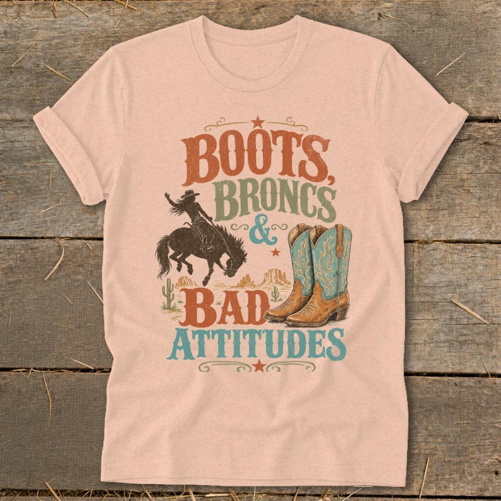 Broncs & Bad Attitudes Softstyle Tee