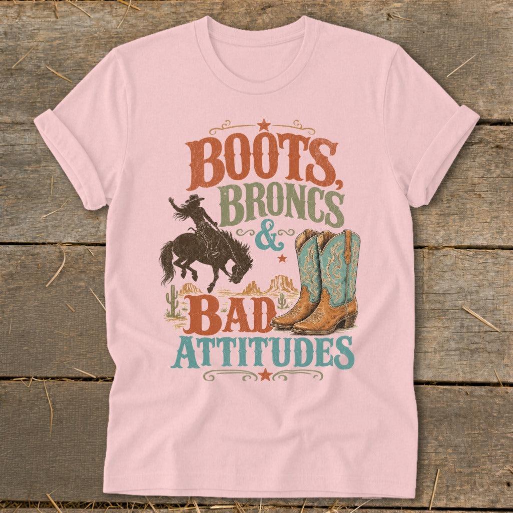 Broncs & Bad Attitudes Softstyle Tee