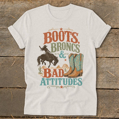 Broncs & Bad Attitudes Softstyle Tee