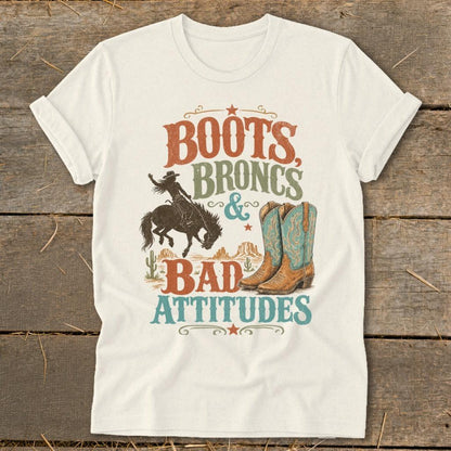 Broncs & Bad Attitudes Softstyle Tee