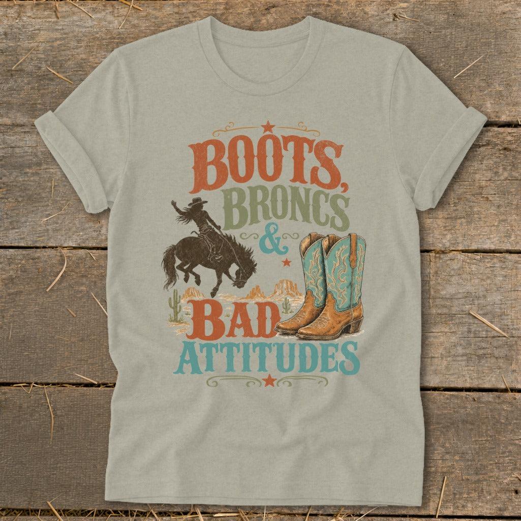 Broncs & Bad Attitudes Softstyle Tee