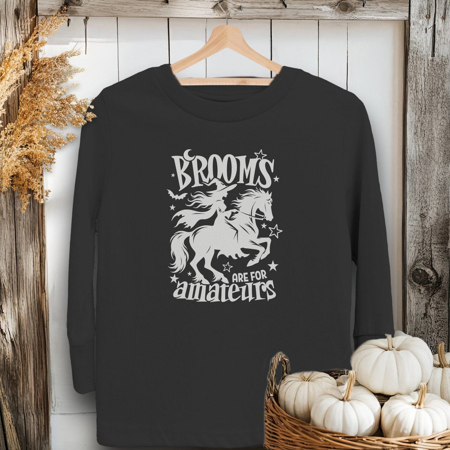 Brooms Are For Amateurs Halloween Youth Shirt