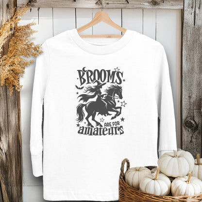 Brooms Are For Amateurs Halloween Youth Shirt