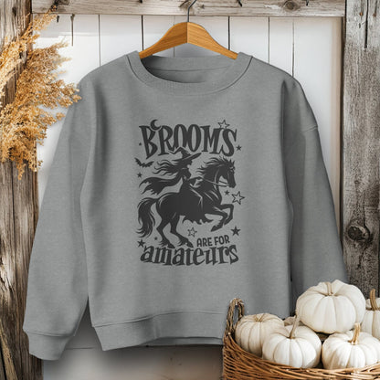Brooms Are For Amateurs Halloween Youth Shirt