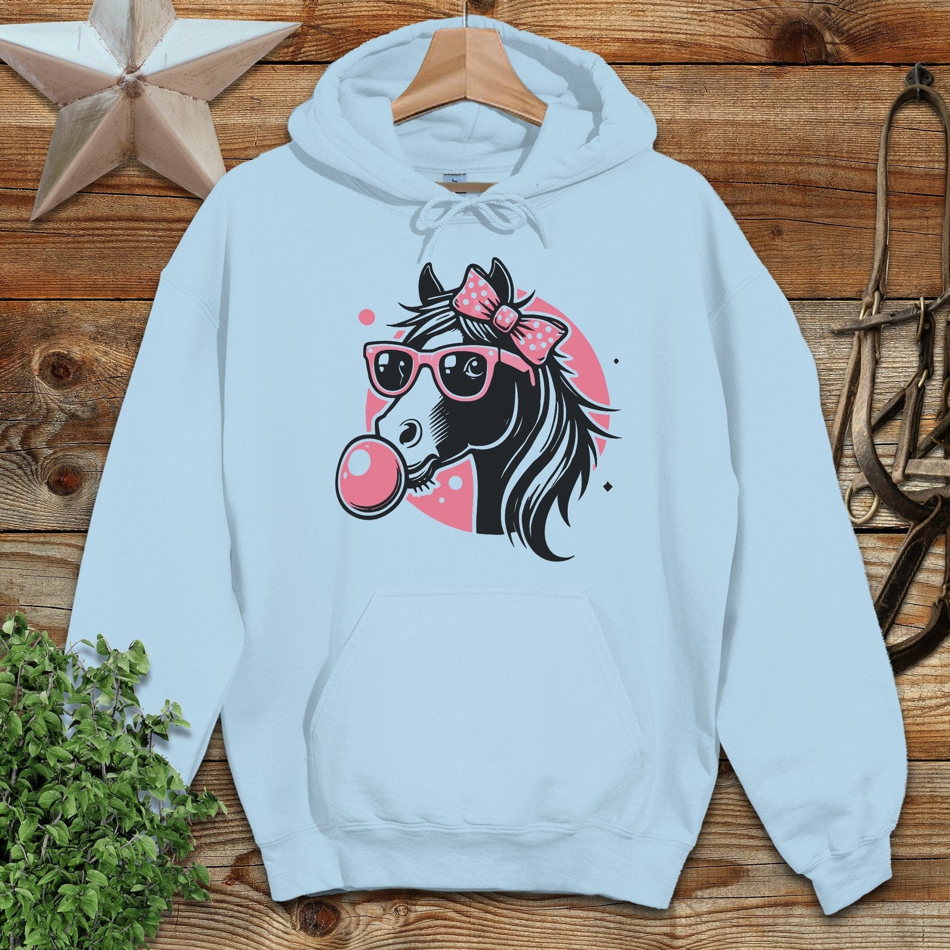 Bubble Gum Horse Hoodie