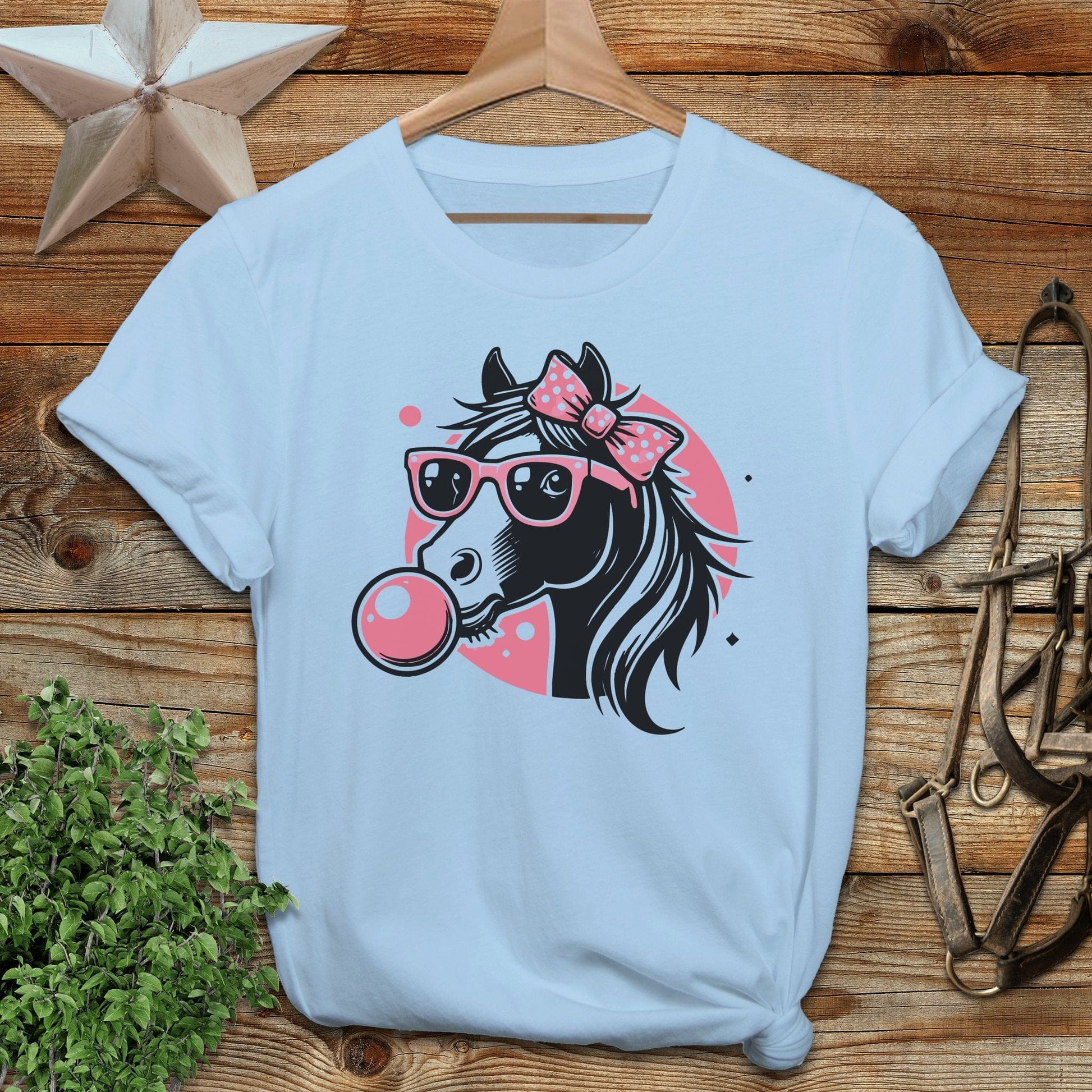 Bubble Gum Horse Softstyle Tee