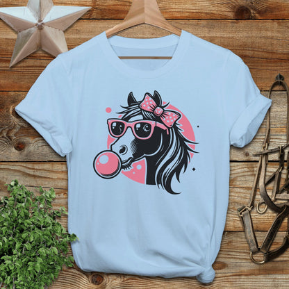 Bubble Gum Horse Softstyle Tee