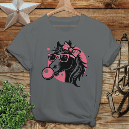Bubble Gum Horse Softstyle Tee