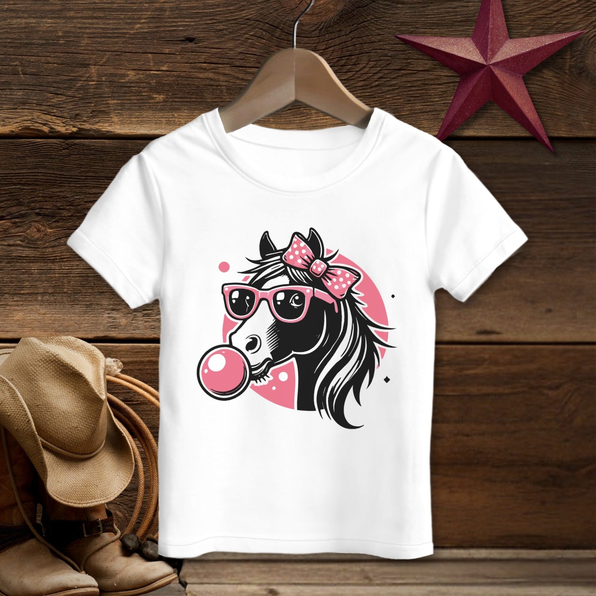 Bubble Gum Horse T-Shirt (Toddler)