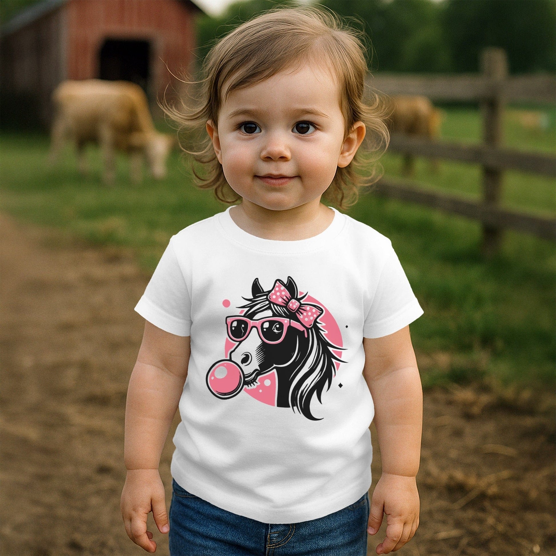 Bubble Gum Horse T-shirt (Toddler)