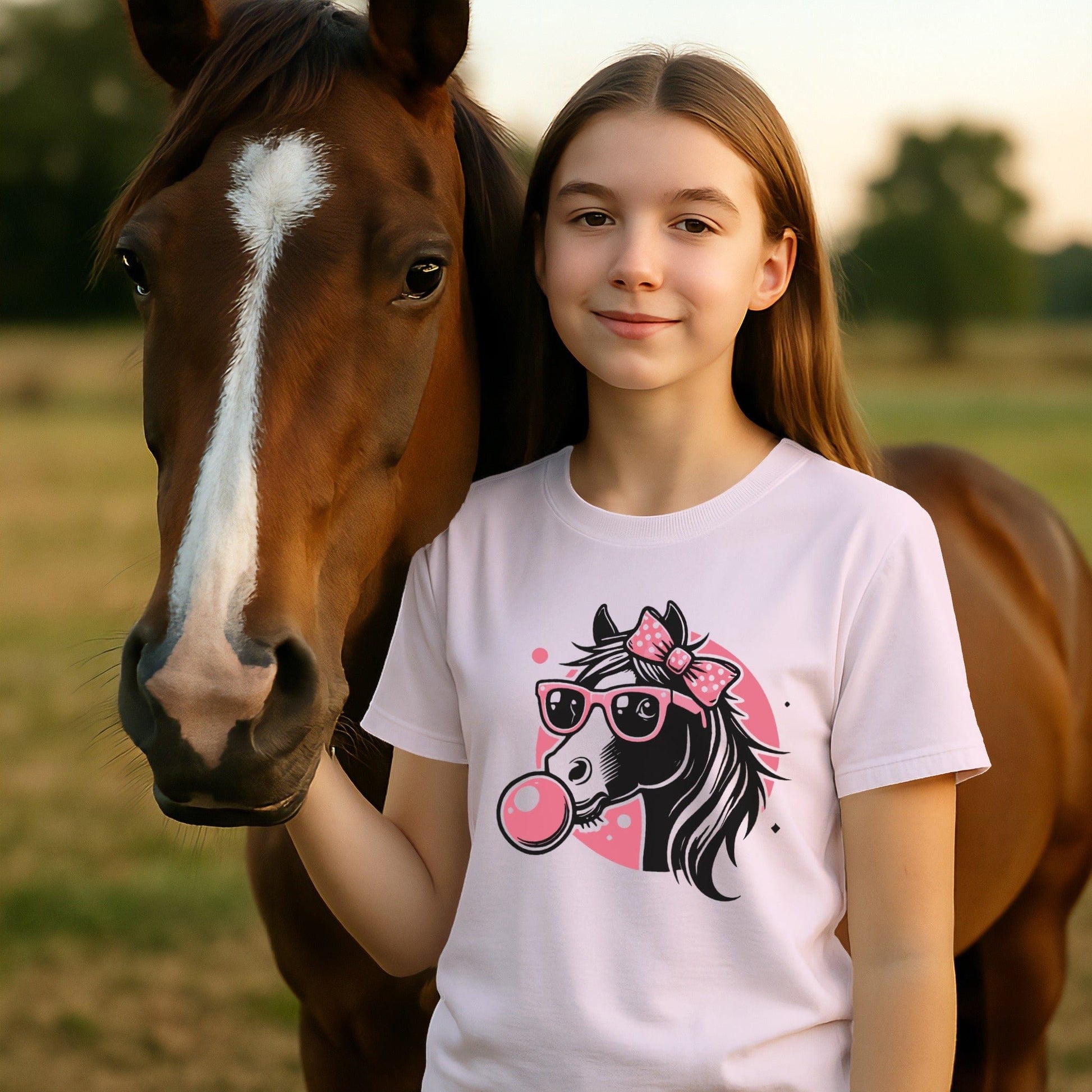 Bubble Gum Horse T-shirt (Youth)