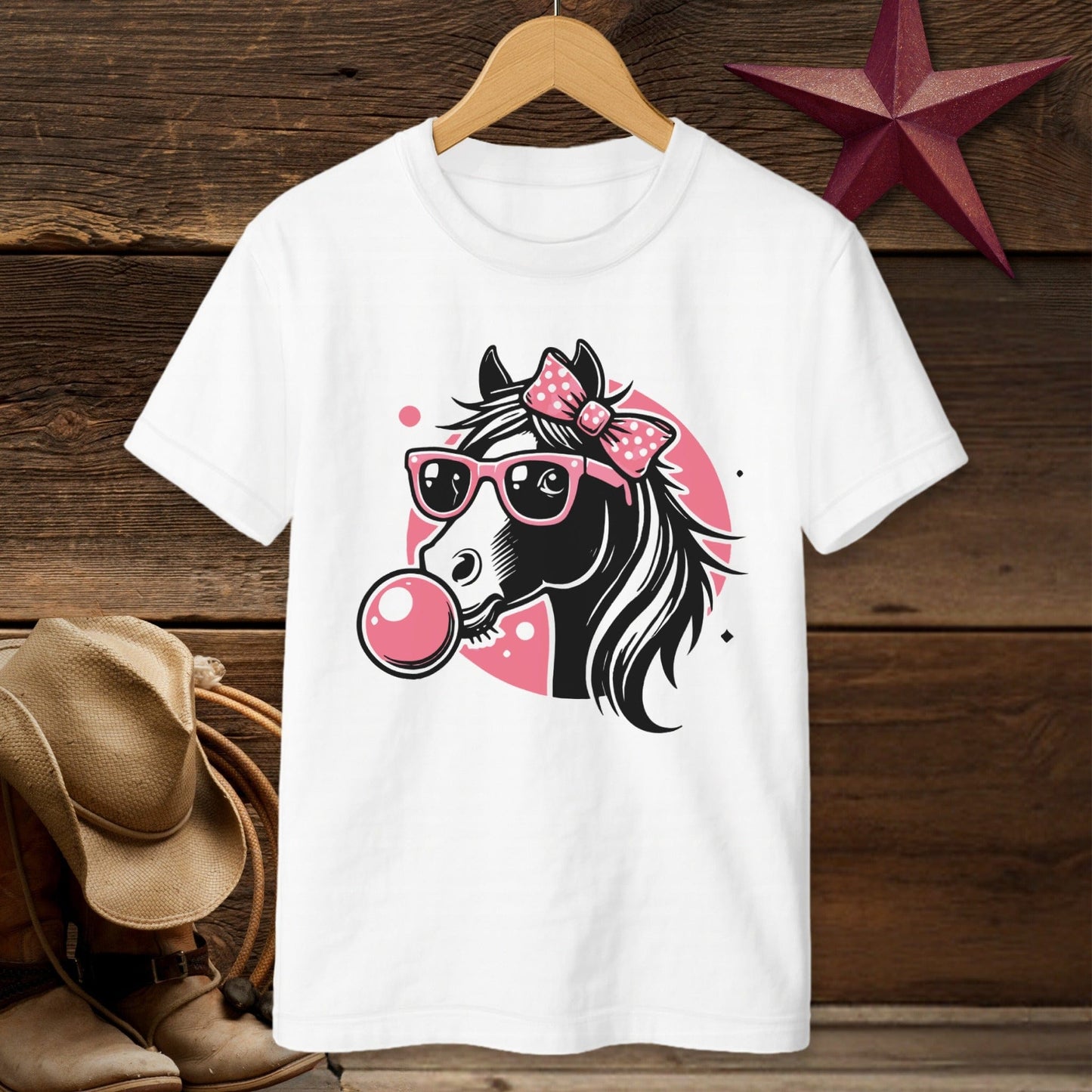 Bubble Gum Horse T-shirt (Youth)