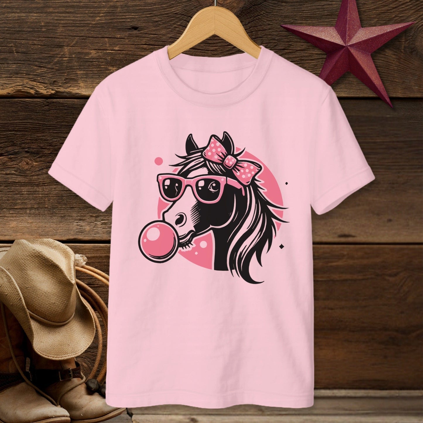 Bubble Gum Horse T-shirt (Youth)