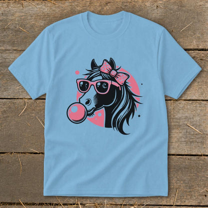 Bubble Gum Horse Youth Tee
