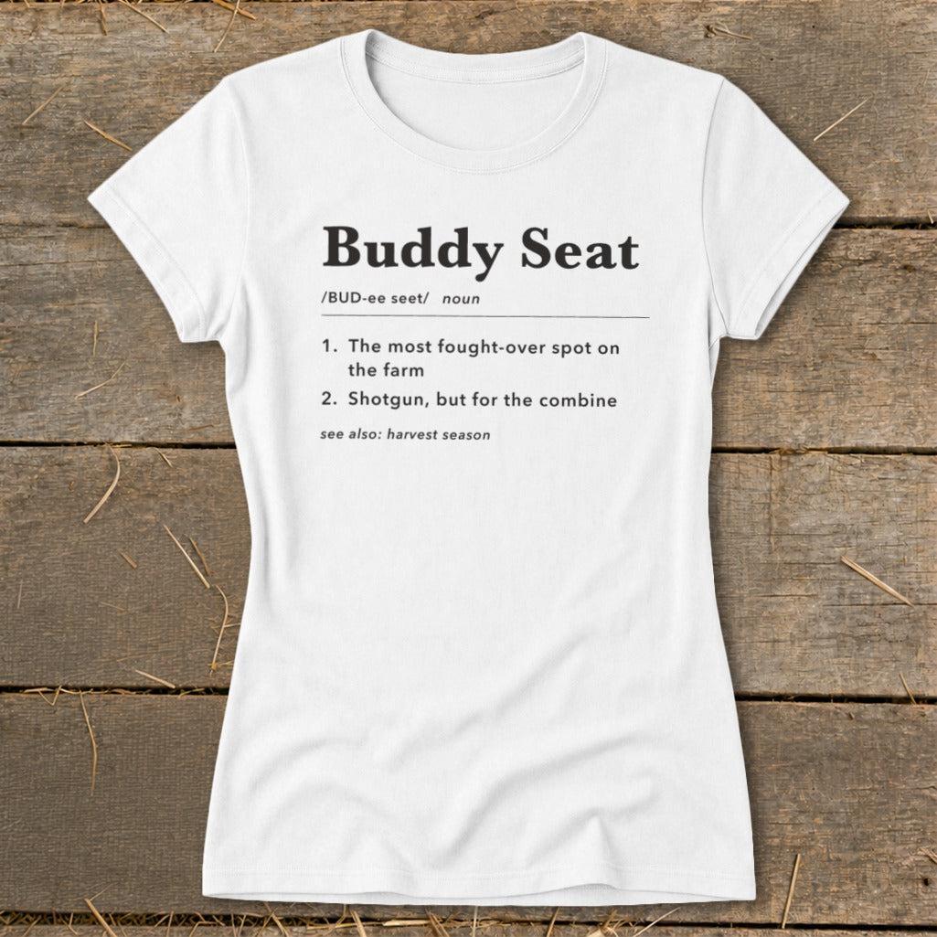 Buddy Seat Definition Ladies Tee