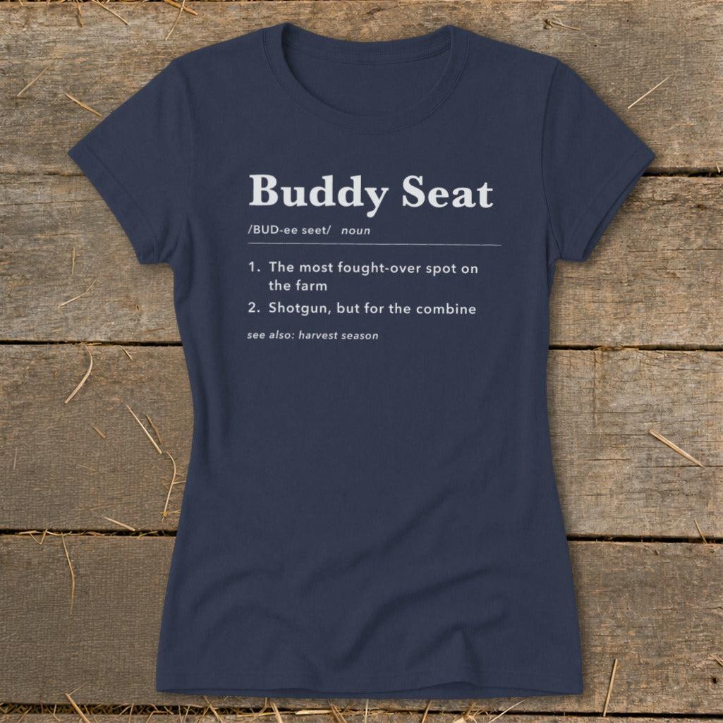 Buddy Seat Definition Ladies Tee