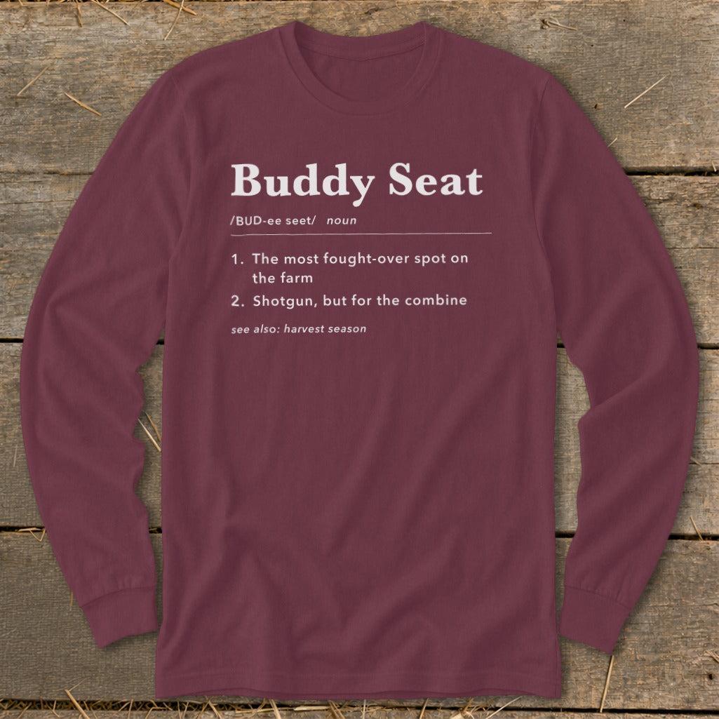 Buddy Seat Definition Long Sleeve Tee