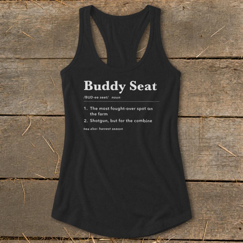 Buddy Seat Definition Racerback Tank