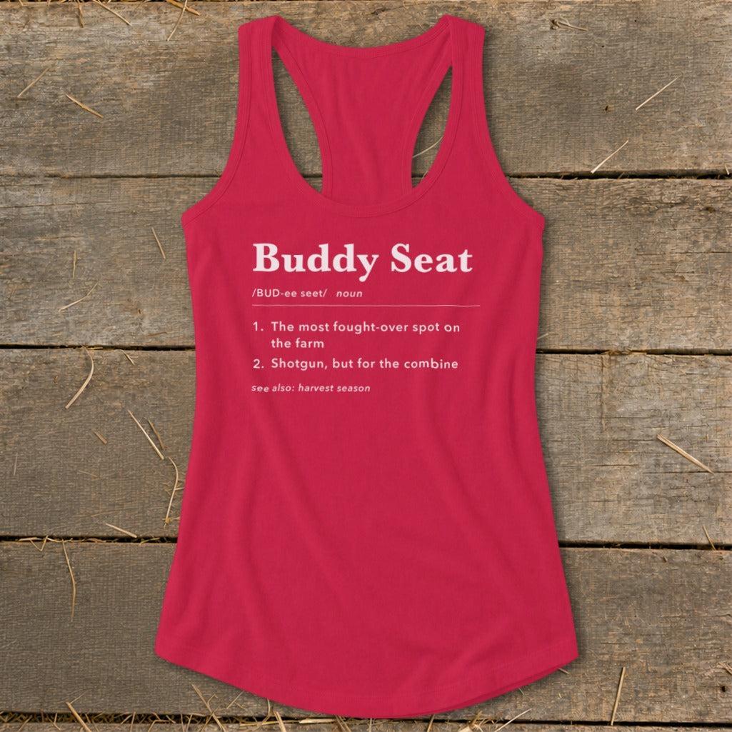 Buddy Seat Definition Racerback Tank