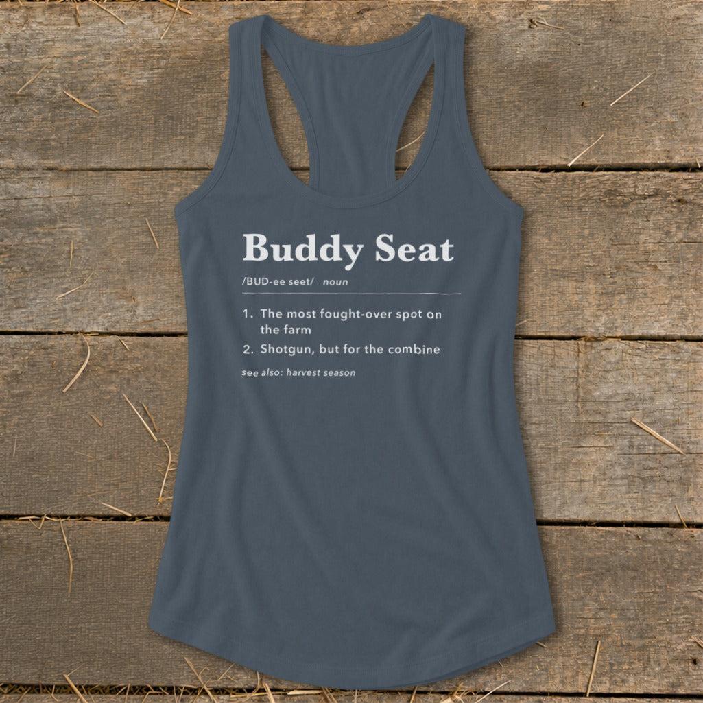 Buddy Seat Definition Racerback Tank