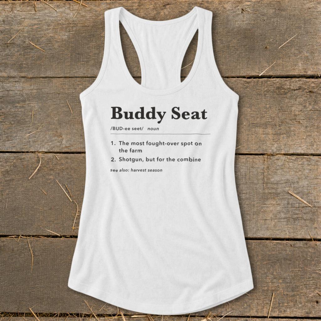 Buddy Seat Definition Racerback Tank