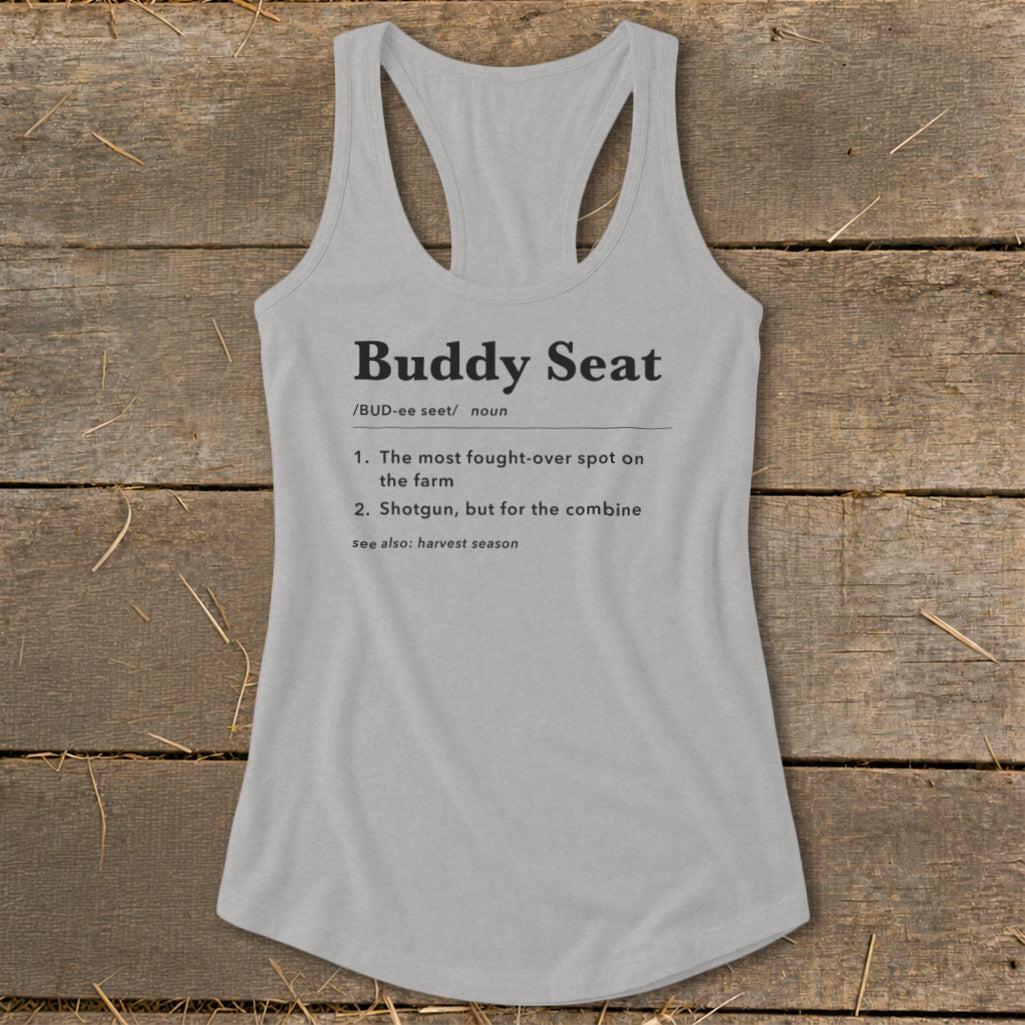 Buddy Seat Definition Racerback Tank
