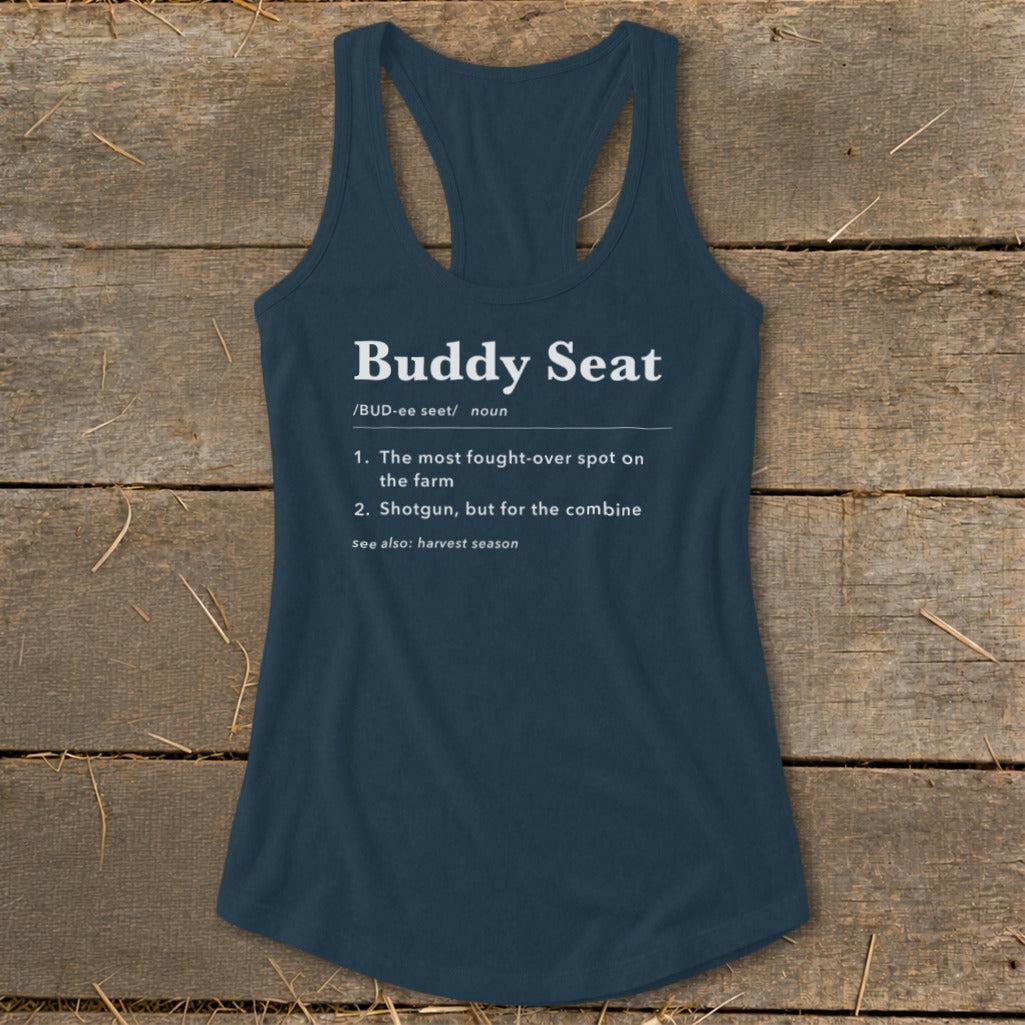 Buddy Seat Definition Racerback Tank