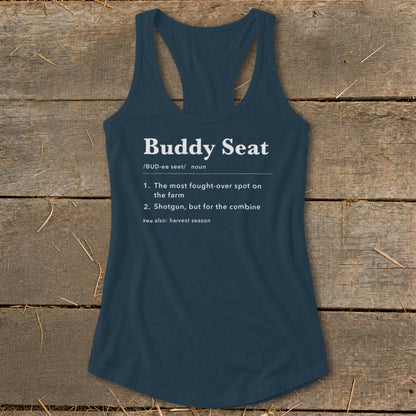 Buddy Seat Definition Racerback Tank