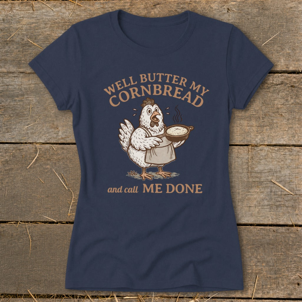 Butter My Cornbread Ladies Tee