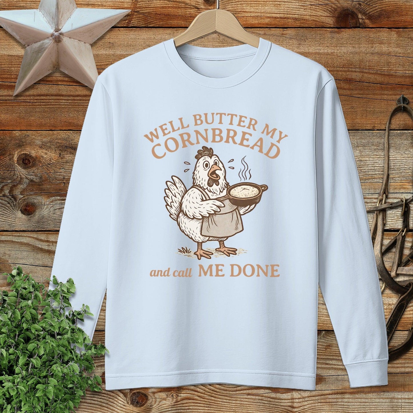 Butter My Cornbread Long Sleeve Tee