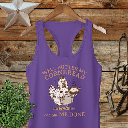 Butter My Cornbread Racerback Tank