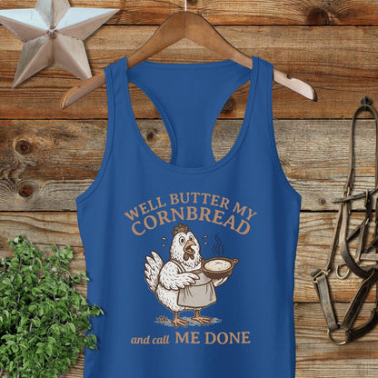 Butter My Cornbread Racerback Tank