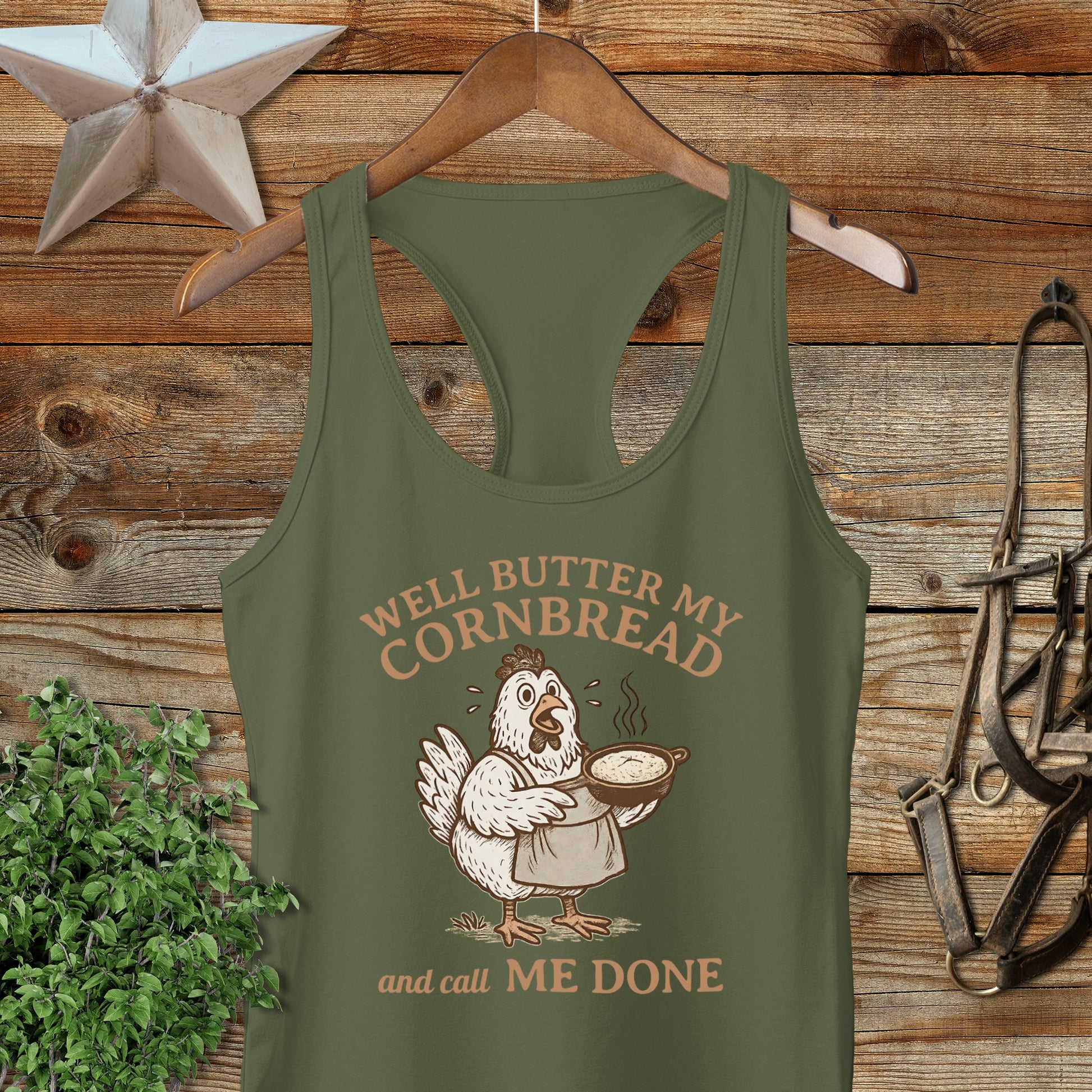 Butter My Cornbread Racerback Tank