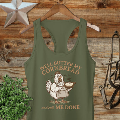 Butter My Cornbread Racerback Tank