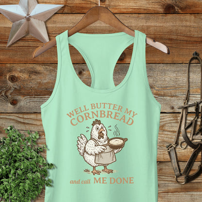 Butter My Cornbread Racerback Tank