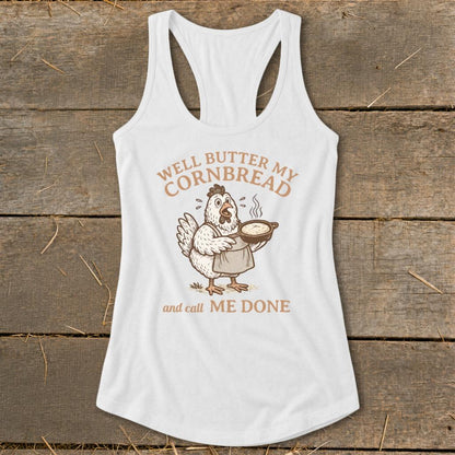 Butter My Cornbread Racerback Tank